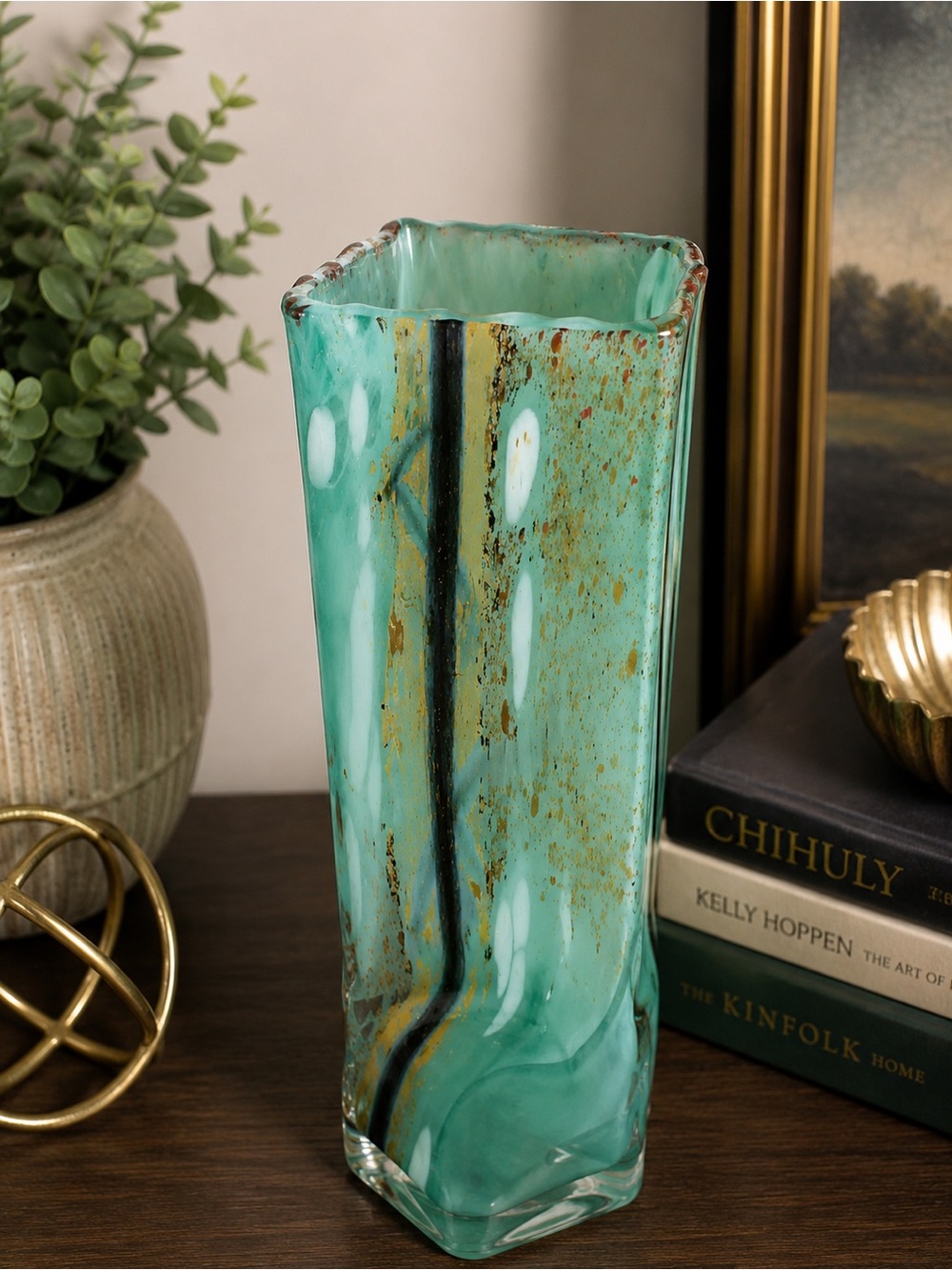 Bohemian Czech Art Glass Vase – Made in Czech Republic